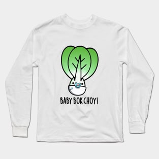 Baby Bok Chow Cute Veggie Pun Long Sleeve T-Shirt